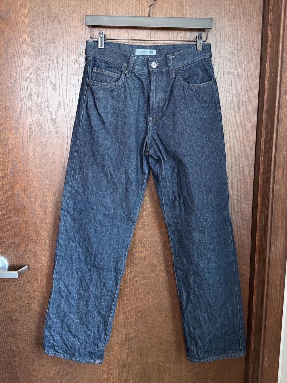 JW ANDERSON Dark Blue Straight Jeans